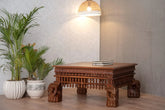 Indian Hand Carved Royal Heritage Mango Wood Coffee Table C66